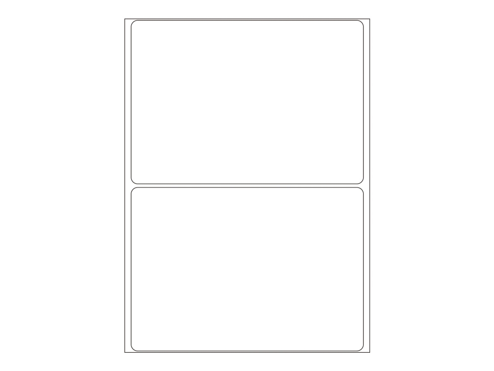 Herma - Papir - Mat - Permanent Klæbemiddel - Hvid - A7 (74 X 105 Mm) 64 Etikette (32 Ark X 2 Etiketter
