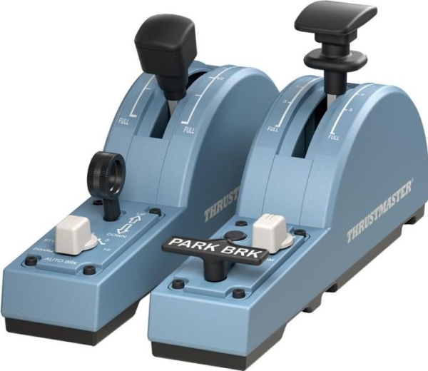 Thrustmaster Tca Quadrant Add-On Airbus Edition - Flysimulator - Sort / Blå, Windows 10 - Pc