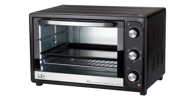 Jata Hn945, Medium, Elektrischer Ofen, 45 L, 45 L, Integriert, Schwarz, Silber