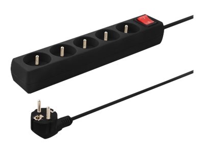 Savio Lz-02 - Steckdose - Ac 230 - 250 V - 2500 Watt - Ausgangsanschlüsse: 5 - 3 M Kabel