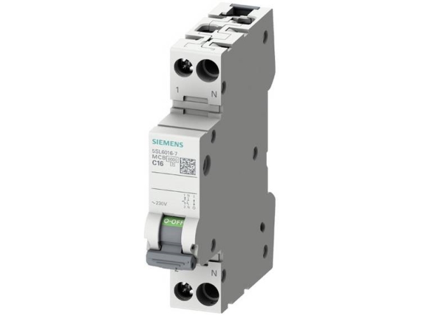 Siemens Fejlstrømsafbryder C4 6Ka 1+N 1-Modulær 5Sl6004-7