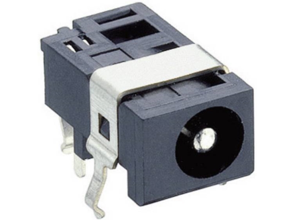 Lumberg 1613 05 Niederspannungsstecker Anschluss, Unterputz Horizontal 4,4 Mm 1,6 Mm 1 St