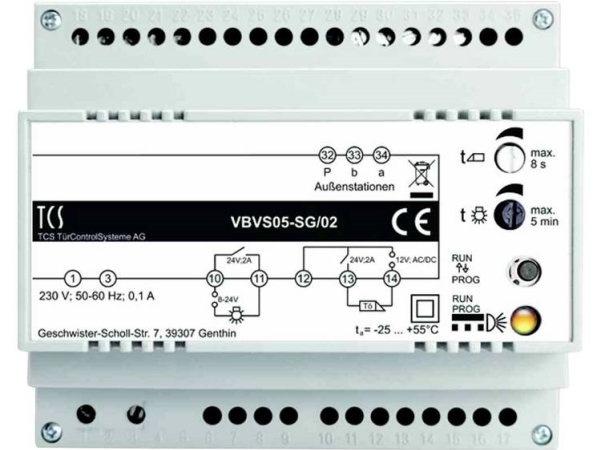 Tcs-Forsynings- Og Styreenhed Vbvs05-Sg/02 6Te ( Vbvs05-Sg/02 )