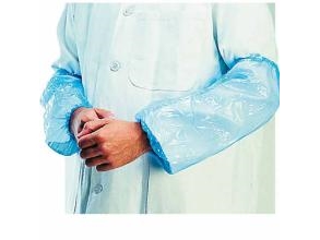 Ärmöverdrag 40 cm 20 my blå - (100 st.) | Kläder & Säkerhet - Arbetskläder - Engångskläder | GameStuff