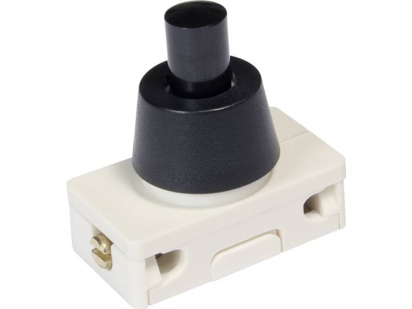Interbär 3030-211.02 Druckschalter 250 V/Ac 2 A 1 X Off/On Klick (L X B) 25 Mm X 14 Mm 1 Stk