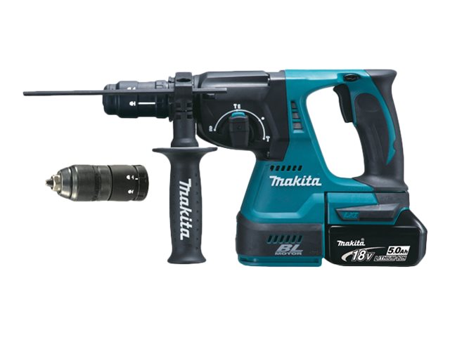 Makita Dhr243rtj, Schwarz, Blau, Überlastschutz, 2,4 Cm, 9500 Rpm, 2 J, 4700 Bpm