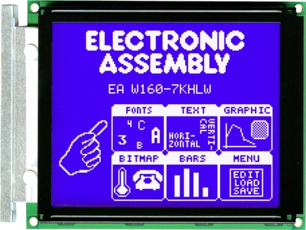 Display Visions Lc-Display (B X H X T) 129 X 102 X 19.2 Mm