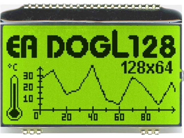 Display Visions Lc-Display (B X H X T) 68 X 51 X 2,8 Mm