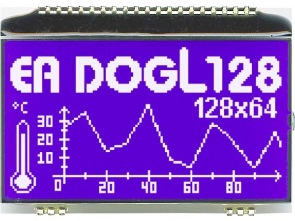 Display Visions Lc-Display (B X H X T) 68 X 51 X 2.8 Mm