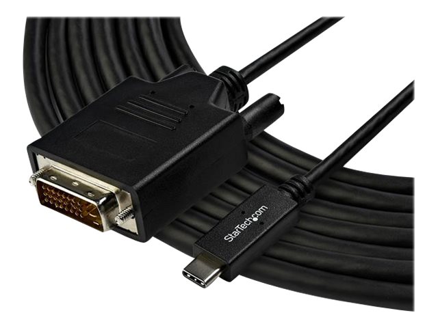 Startech 10Ft (3M) Usb C To Dvi Cable, 1080P (Single Link) Usb Type-C (Dp Alt Mode Hbr2) To Dvi-Digital Video Adapter Cable, Thunderbolt 3 Compatible