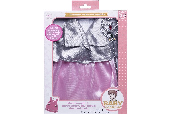 Puppenkleidung 40Cm Kleid Mit Jacke Und Feenstab