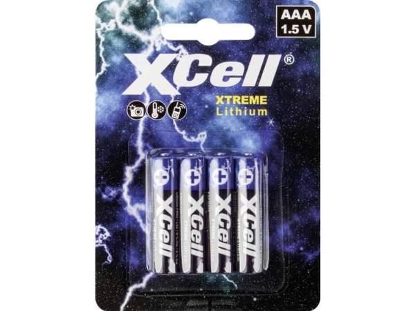 Xcell Batterie Extreme Lithium Fr03 Micro Aaa 4St. - Batterie - Micro (Aaa)