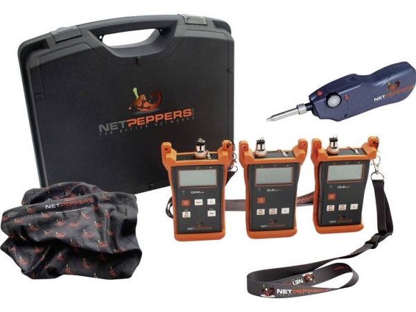 Netpeppers Lwl Experten-Kit Glasfaser-Testgerät