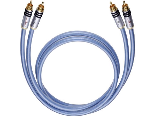 Oehlbach Xxl Series 2 Rca Cool Silver, 2 X Rca, Männlich, 2 X Rca, Männlich, 0,75 M, Silber