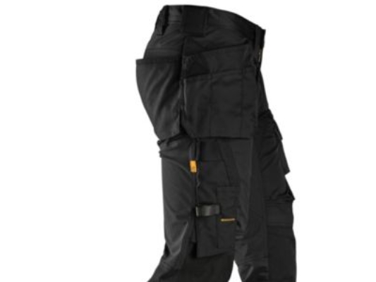 Snickers Workwear 6142 Allroundwork Piratenhose Aus Stretch Mit Holstertaschen, Schwarz, Größe Größe: 54