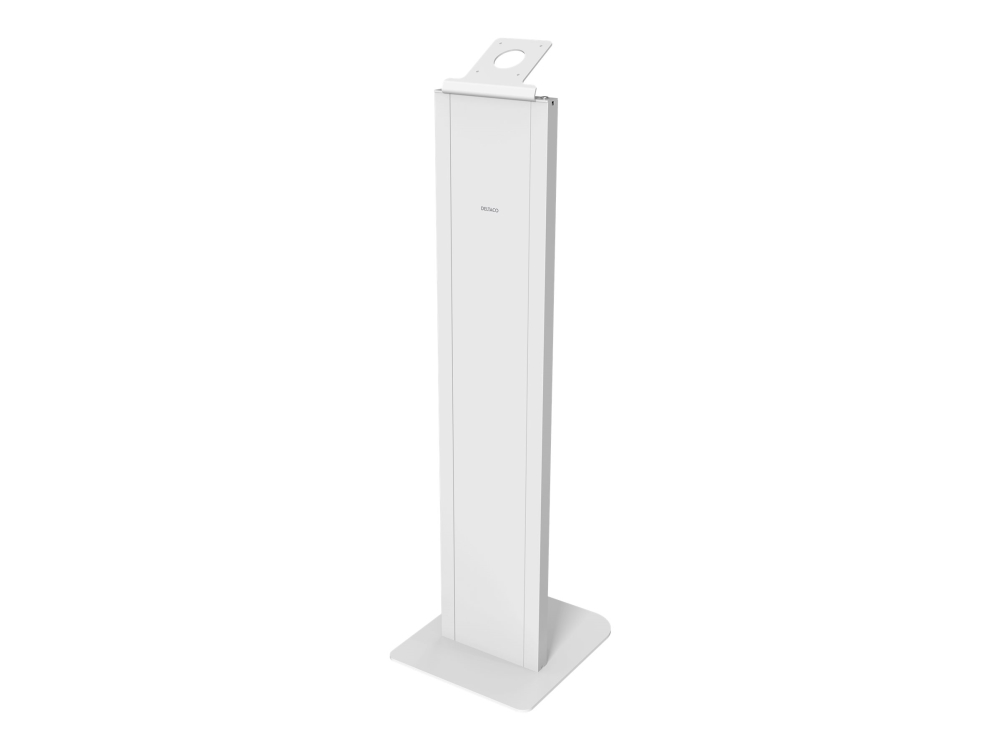 Deltaco Office Arm-0513 - Ständer - Für Tablet - Abschließbar - Kunststoff, Stabiler Stahl - Weiß Matt - Bildschirmdiagonale: 9,7"-10,5" - Standfuß -