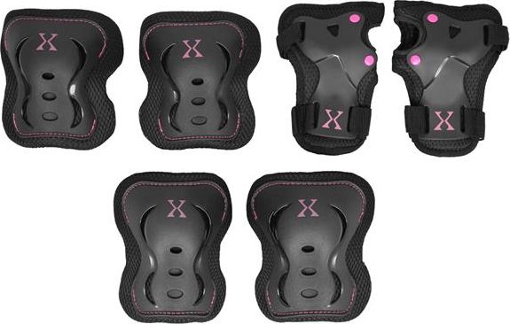 Nils Extreme Schutzausrüstung Extreme Schwarz/Rosa Gr. S (16-60-121)