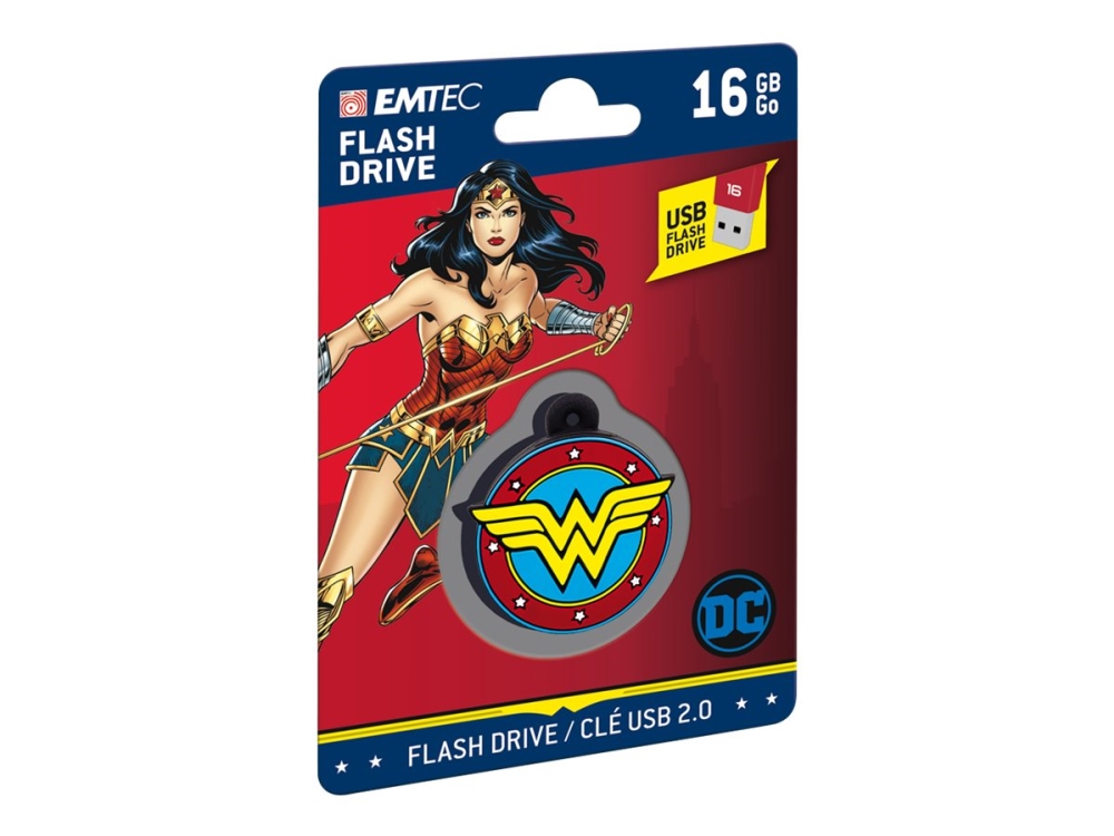 Emtec Dc Comics Collector Wonderwoman - Usb Flashdrive - 16 Gb - Usb 2.0