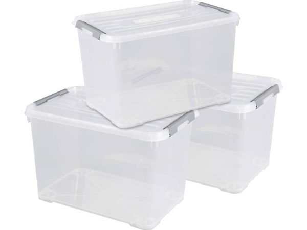 Curver Aufbewahrungsboxen Handy 65,0 L - 60,0 X 40,0 X 38,8 Cm Transparent