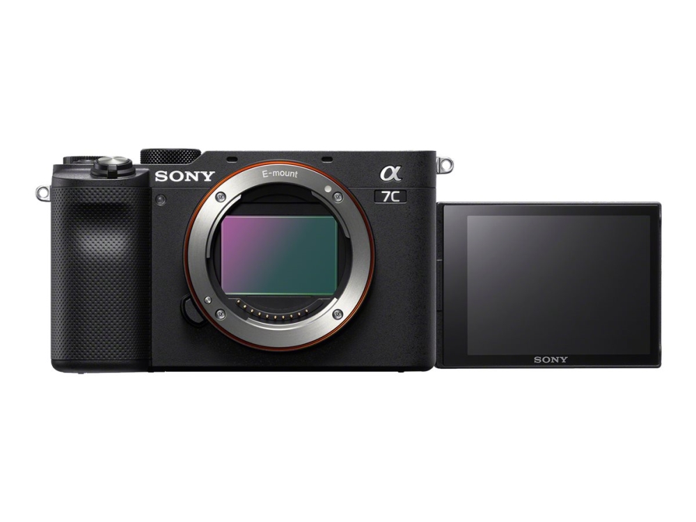 Sony a7C ILCE-7C - Digitalkamera - spejlløst - 24.2 MP - Full Frame - 4K / 30 fps - kun kamerahus - Wireless LAN, NFC, Bluetooth - sort