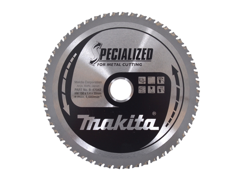 Makita B-47167 Skæreskive 150X20 52T Dcs551m Metal (A-96104)