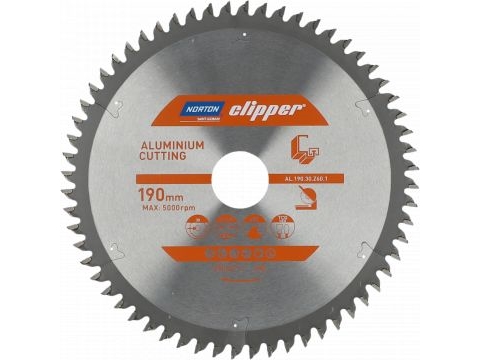 Norton Clipper Norton Pia Tarczowa 190mm X 30mm X 60z Aluminum 2 6/1 8 N70184608135