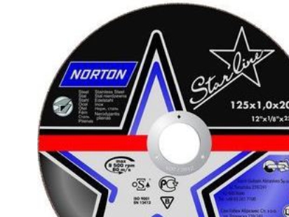 Norton Clipper Schleifscheibe Starline Metall A 24 Q-Bf27 180 X 22,23 X 6,0Mm (66252837268)