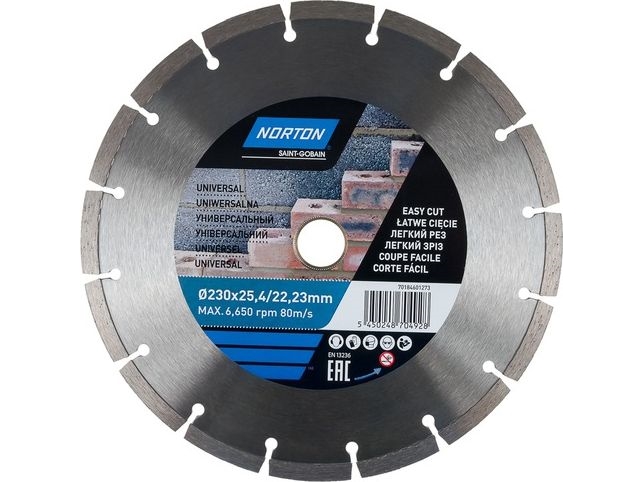 Norton Clipper diamantrondell Universal 230 mm (70184601273)