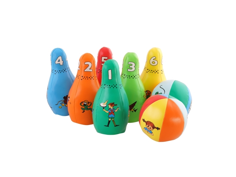 Pippi Langstrumpf Weiches Bowling-Set