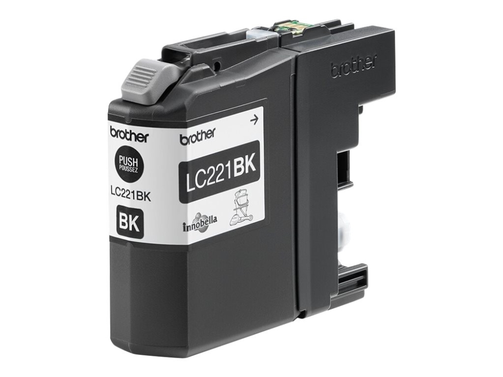 Brother Lc221bk - Sort - Original - Blækpatron - For Brother Dcp-J562dw