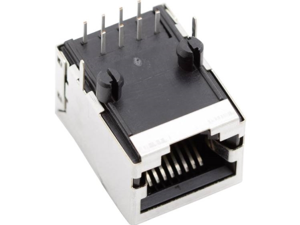 Bel Stewart Connectors Ss64800-031F Modulare Befestigungslasche Ungeschirmt Ss64800-031F Anschluss, Unterputzmontage Horizontal Polzahl: 8P8c Vernick