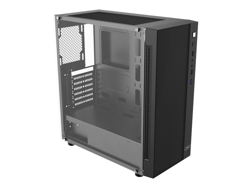 Deepcool Matrexx 55 Mesh, Midi Tower, Pc, Schwarz, Atx, Eatx, Micro Atx, Mini-Itx, Acrylnitril-Butadien-Styrol (Abs), Spcc, Gehärtetes Glas, Gaming