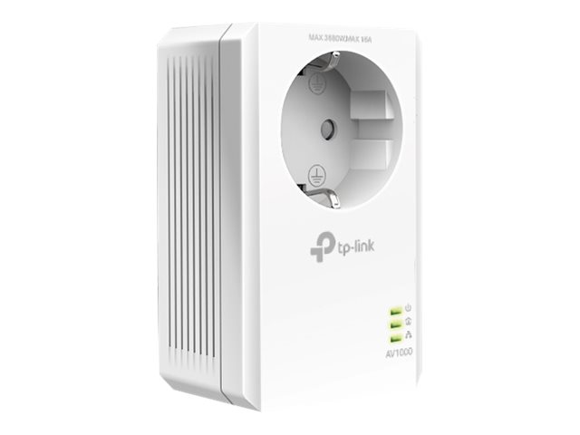 Tp-Link Powerline Tl-Pa7017p Av1000 Gigabit Passthrough - Powerline-Adapter 1Gbe, Homeplug Av (Hpav), Homeplug Av (Hpav) 2.0, Ieee 1901 - Kan Sluttes