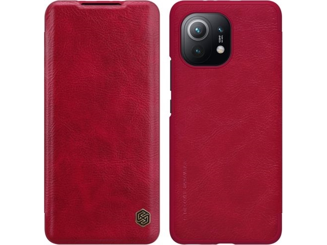 Nillkin Nillkin Qin Laderfodral För Xiaomi Mi 11 Röd