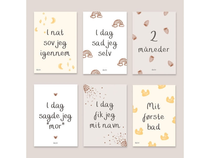 Milestone-kort i en låda Julie Dam Andersen Språk: Danska | Böcker - Album | GameStuff