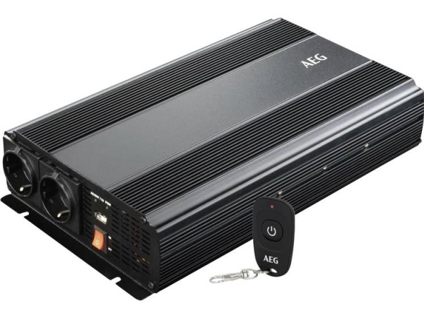 Aeg Wechselrichter 1500 W 12 V/Dc - 230 V/Ac Fernbedienbar (10058)