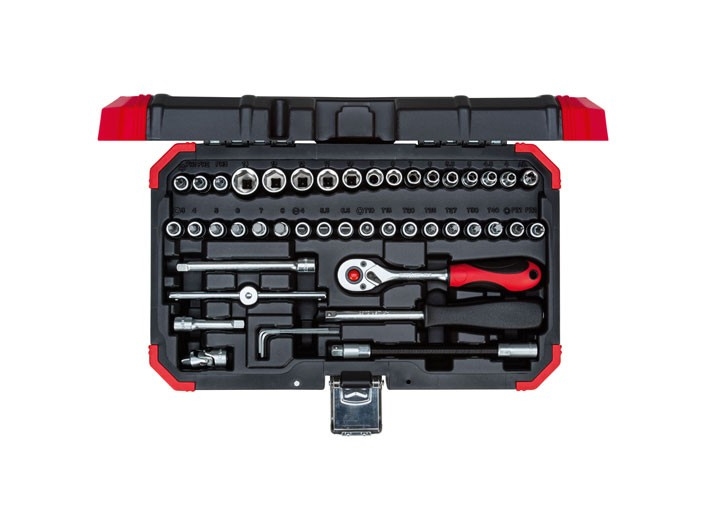 Gedore R49003046 Topnøglesæt 1/4" - 46 dele