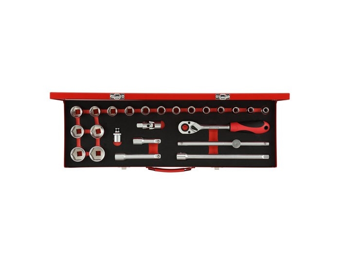 Gedore Steckschlüssel-Satz 1/2'' 10-32 Mm 24-Teilig, 5,34 Kg, 24 Stück(E)
