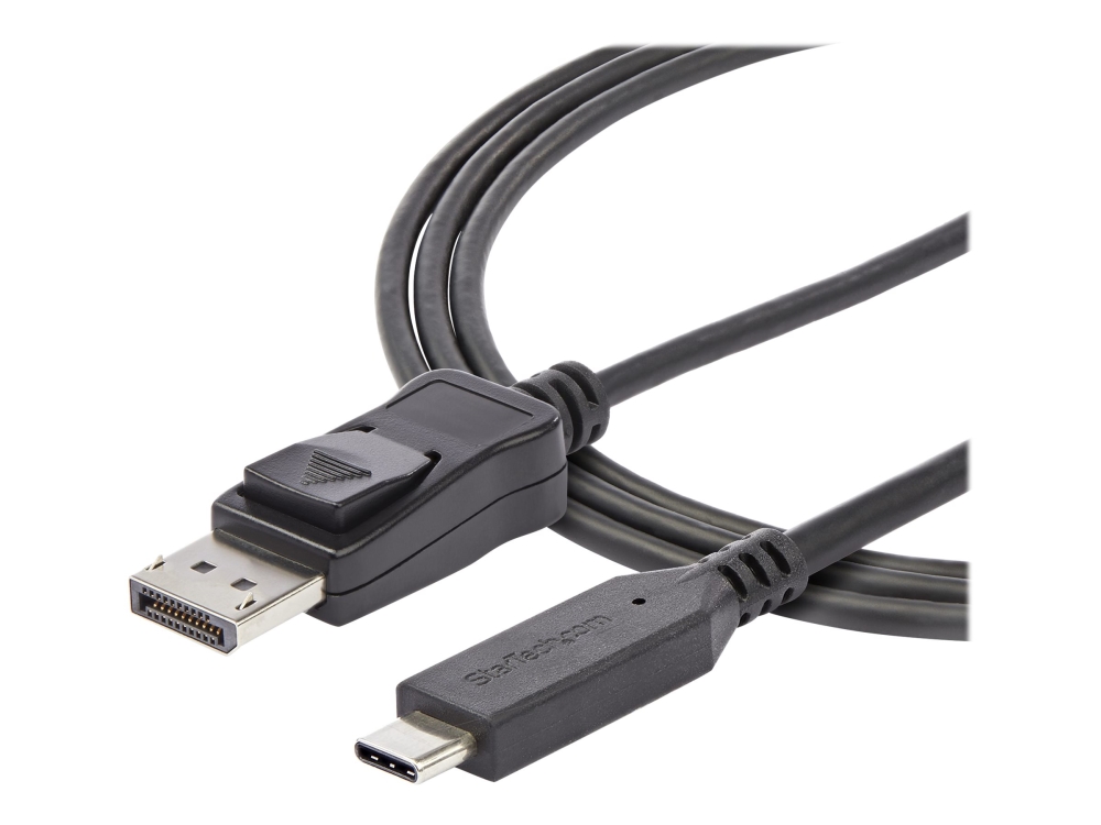interferens helikopter transfusion StarTech.com 6ft/1.8m USB C to DisplayPort 1.4 Cable, 4K/5K/8K USB Type-C  to DP 1.4 Alt Mode Video Adapter Converter, HBR3/HDR/DSC, 8K 60Hz DP 1.4  Monitor Cable for USB-C and Thunderbolt 3 -