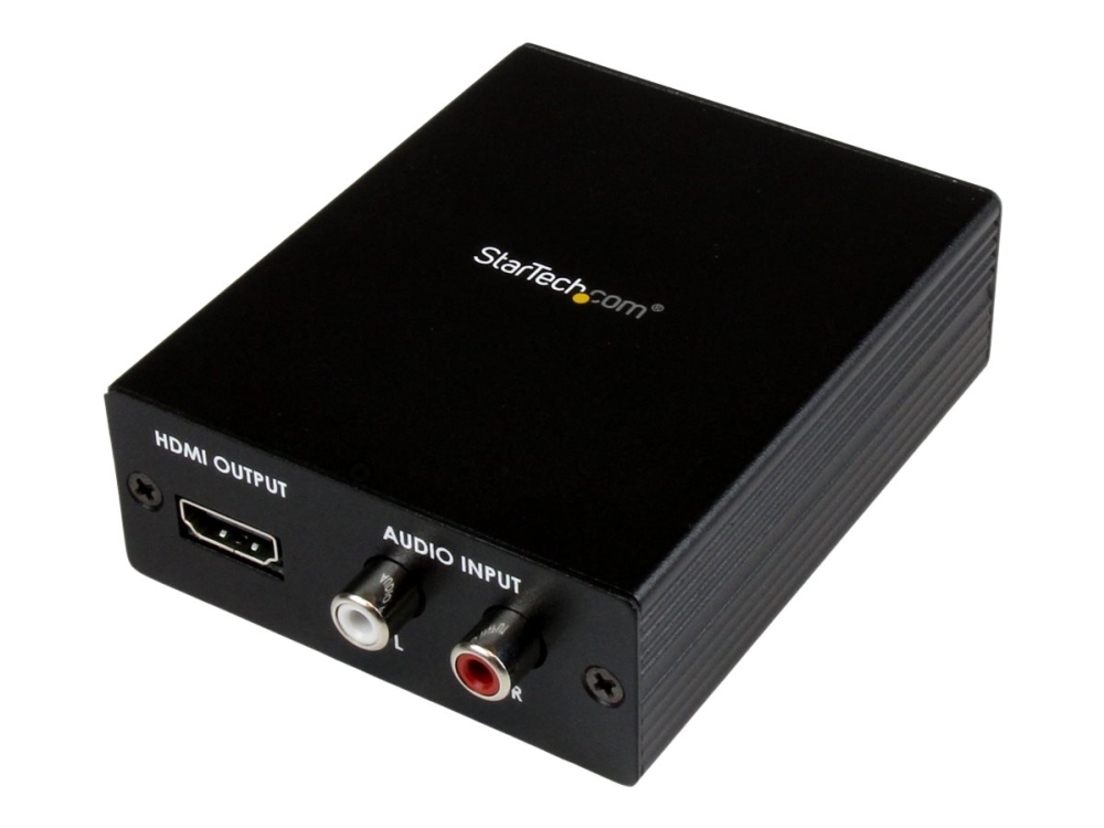 Ombord episode . StarTech.com Component (YPbPr) / VGA To HDMI Converter With Audio - PC to  HDMI - resolutions up to 1080p (HDTV) and 1920 x 1200 (PC) (VGA2HD2) -  Video transformer - komponentvideo, VGA - HDMI - sort