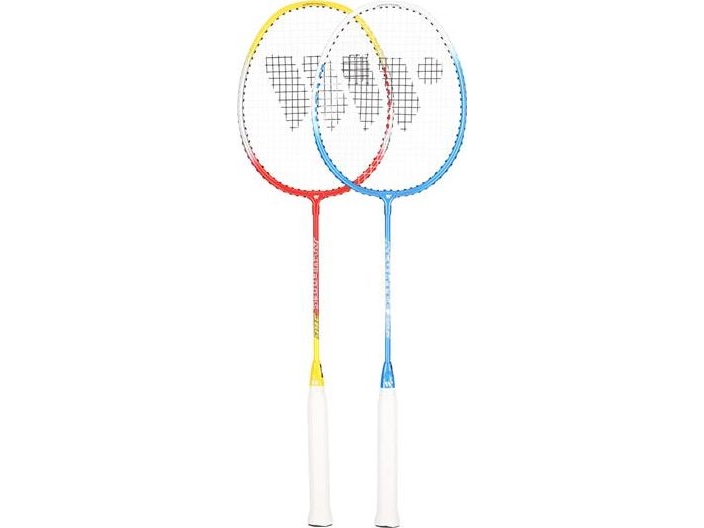 Wish Alumtec 366K Set Badmintonschläger Rot+Gelb, Blau+Weiß