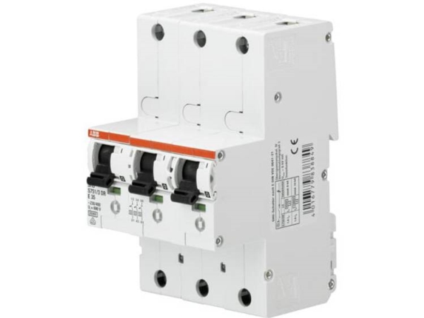 Abb S751/3Dr-E35 - Hauptsicherungsautomat, Selektiv, 35 A, 3 X 1 (S751/3Dr-E35)