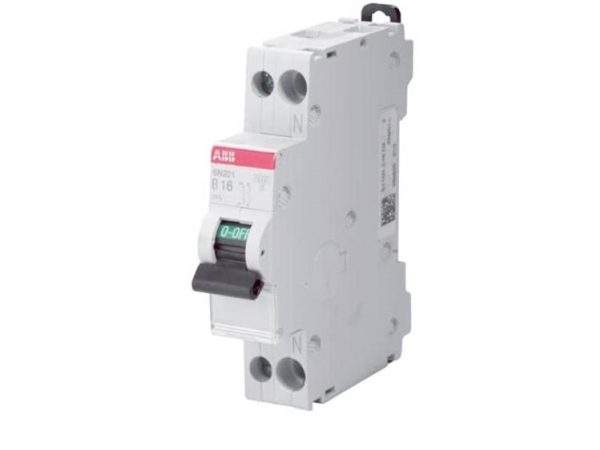 Sicherungsautomat C 10A, 1-Polig + Null-C-Charakteristik, Ausschaltvermögen 6Ka, 230V Ac, 17,6Mm Breit Sn201 C10