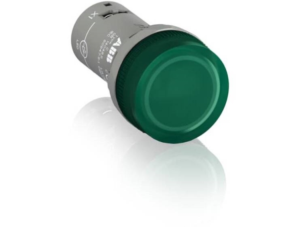 Kompakt Signallampe Med Led 22 Mm Grøn Cl2-623G 230V Ac