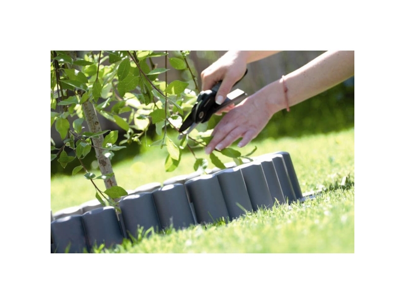 Prosperplast palisadehegn til have IPAL7 4050 x 60 mm grå (IPAL7-S443)