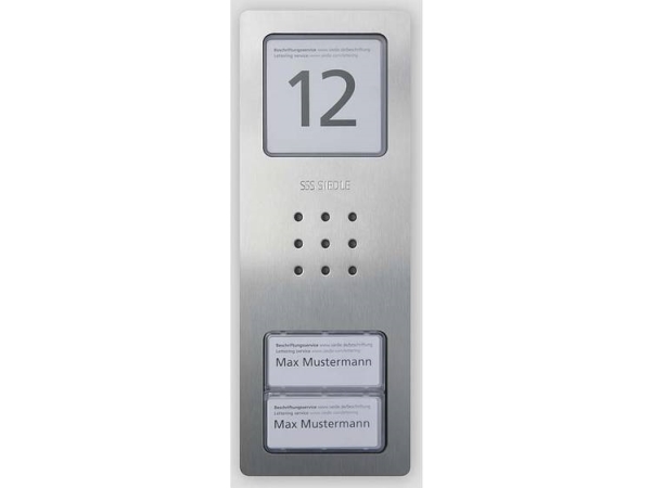Siedle Ca 850-2 E Audio-Türstation Compact Edelstahl (210008734-00)