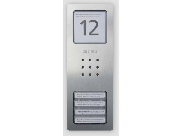 Siedle Ca 850-4 E Audio-Türstation Compact Edelstahl (210008735-00)