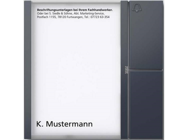 Bus-Tasten-Modul Anthrazitgrau Btm 650-01 Ag (210004907-00)