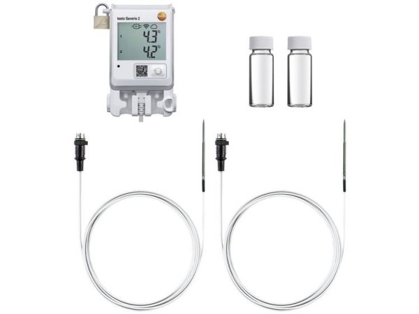 Testo Saveris 2- T2 Datenlogger-Sensor Kalibreret (Iso) Mål Temperatur -30 Til +150 °C