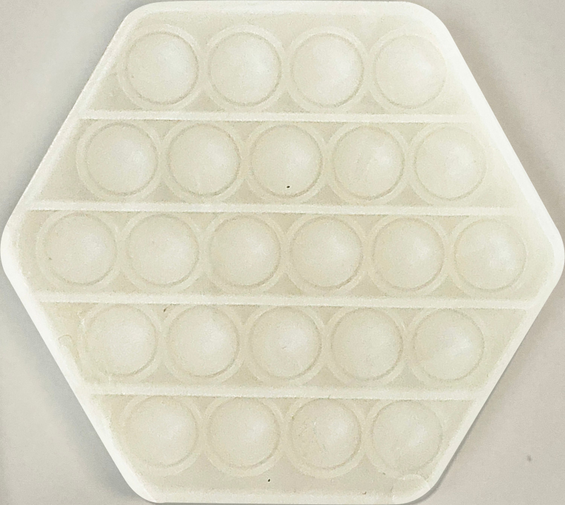 Pop It Fidget Glow In The Dark 1 stk. Assorteret